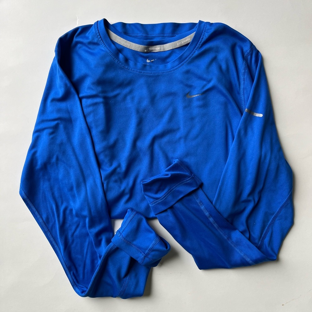 Nike Dri-Fit Royal Blue Long Sleeve, Size M